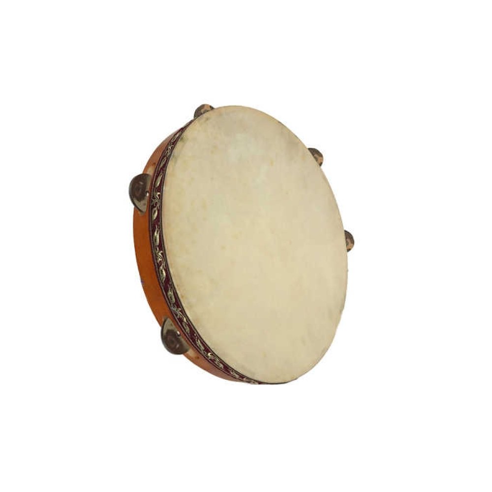 Wholesale Leather Tambourine 22 Cm