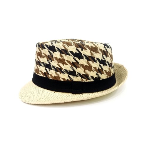 Wholesale Patterned Corded Fedora Hat Men