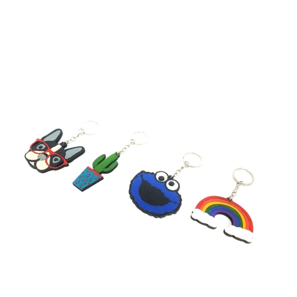 Wholesale Hand Painted Wooden Keychain