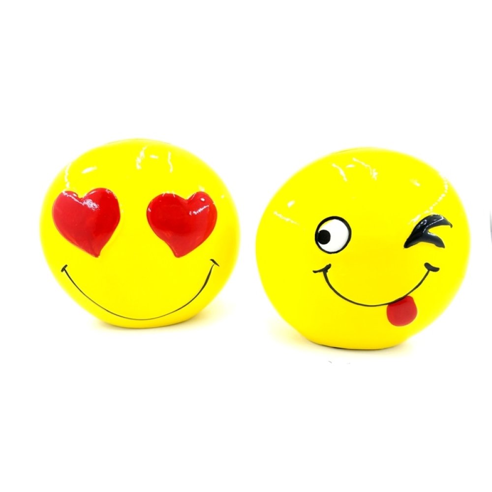 Wholesale Emoji Smiley Piggy Bank