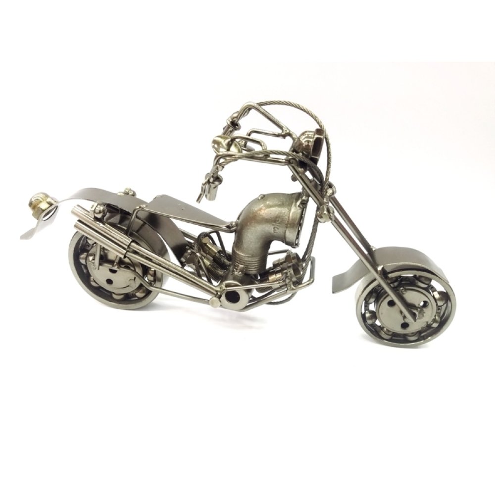 Wholesale Tumbled Metal Motorcycle Trinket
