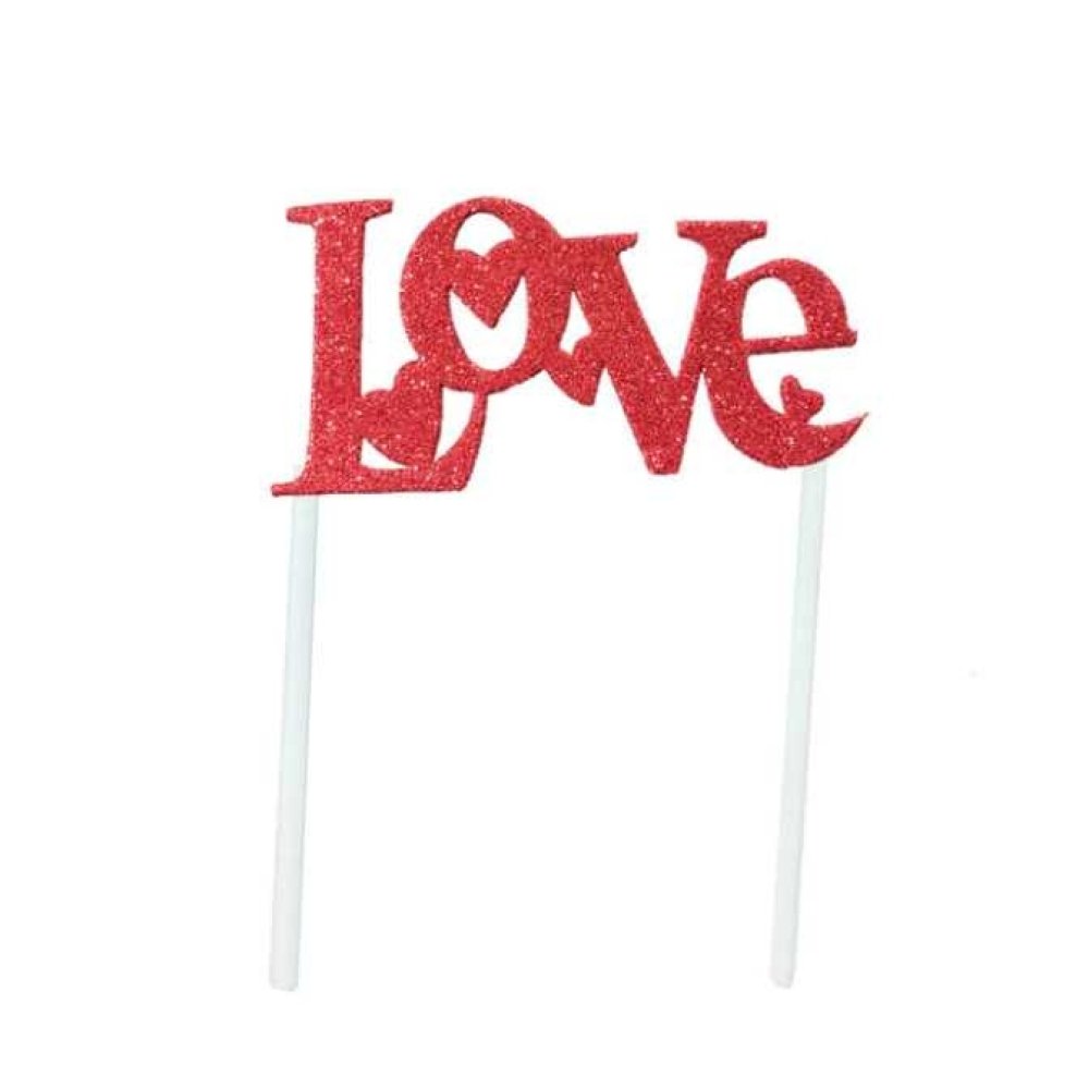 Wholesale Evadan Love Lettering Cake Decorations