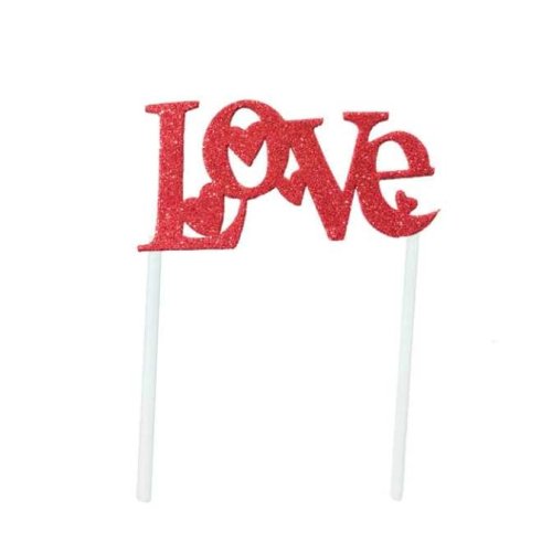 Wholesale Evadan Love Lettering Cake Decorations