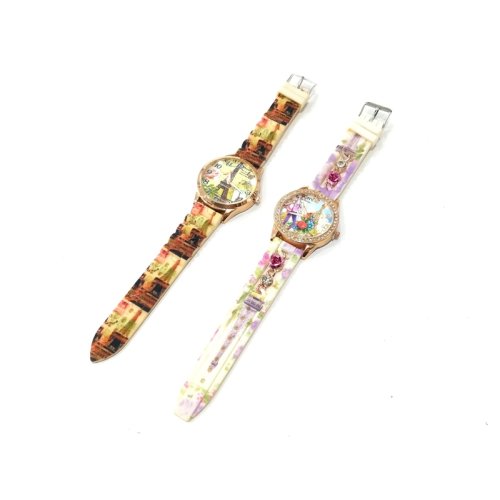 Wholesale Eiffel Tower Women's Wristwatch With Stone