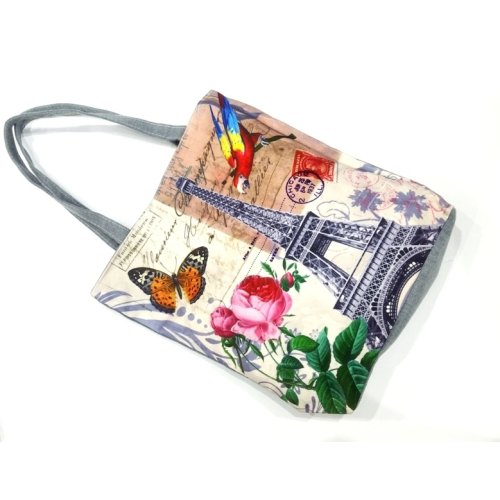Wholesale Eiffel Tower Paris Pattern Bag