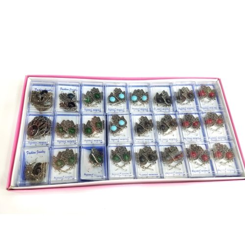 Wholesale Fatma Ana Eli Margazite Stone Earrings