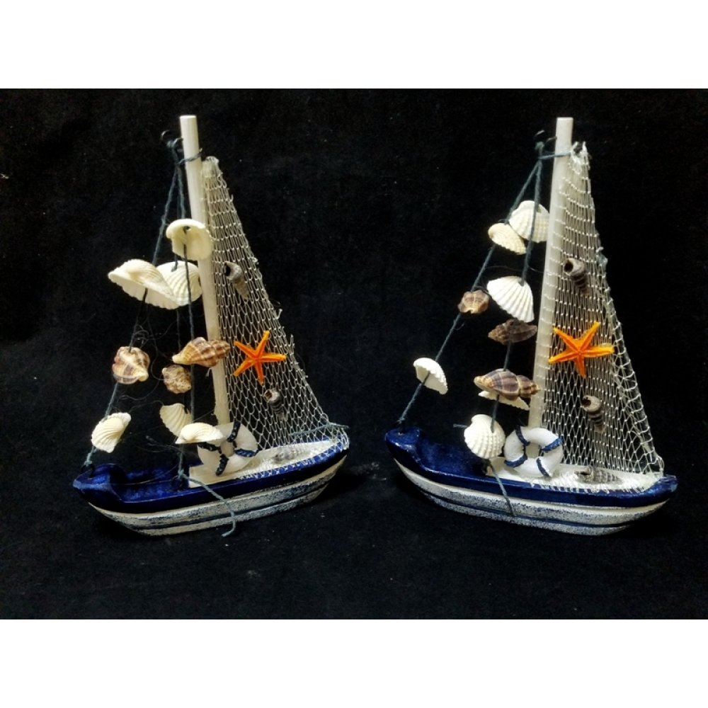 Wholesale Fish Figure Sailing Ship Boat Trinket
