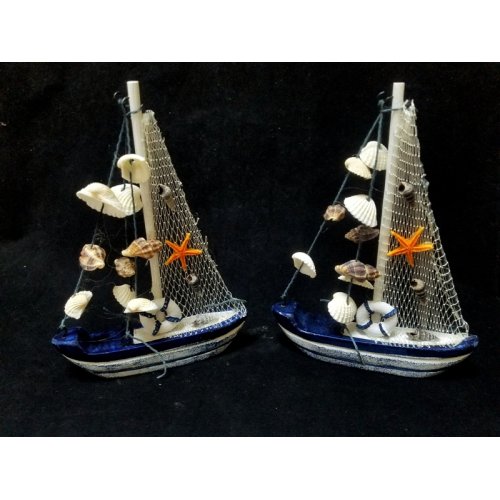 Wholesale Fish Figure Sailing Ship Boat Trinket