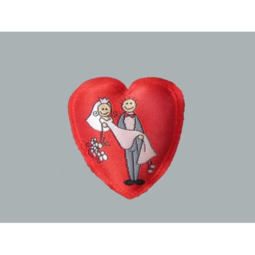 Wholesale Bride Groom Picture Heart Pillow