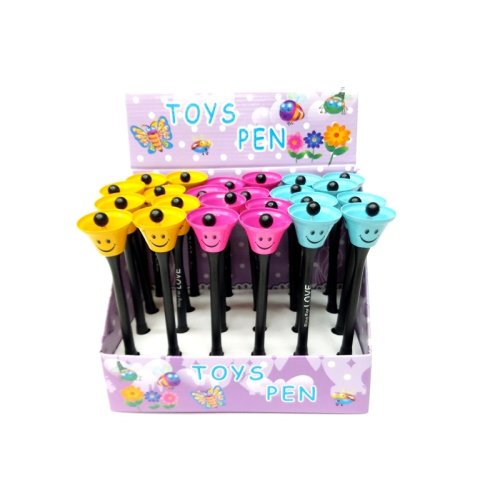 Wholesale Smiley Face School Bell Shaped Pen