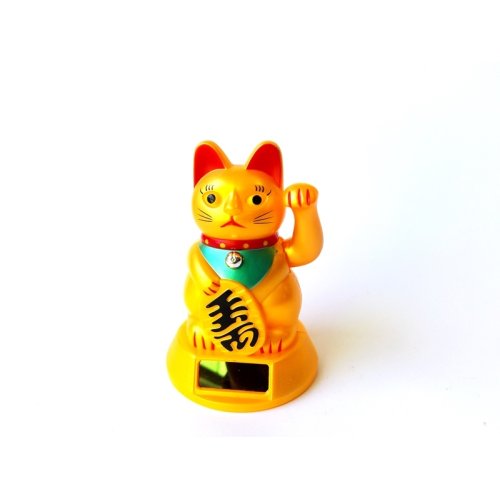 Blessed Cat Shaking Paw With Solar Energy