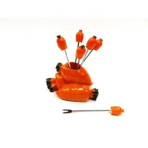Wholesale Carrot Shaped Fruit Fork