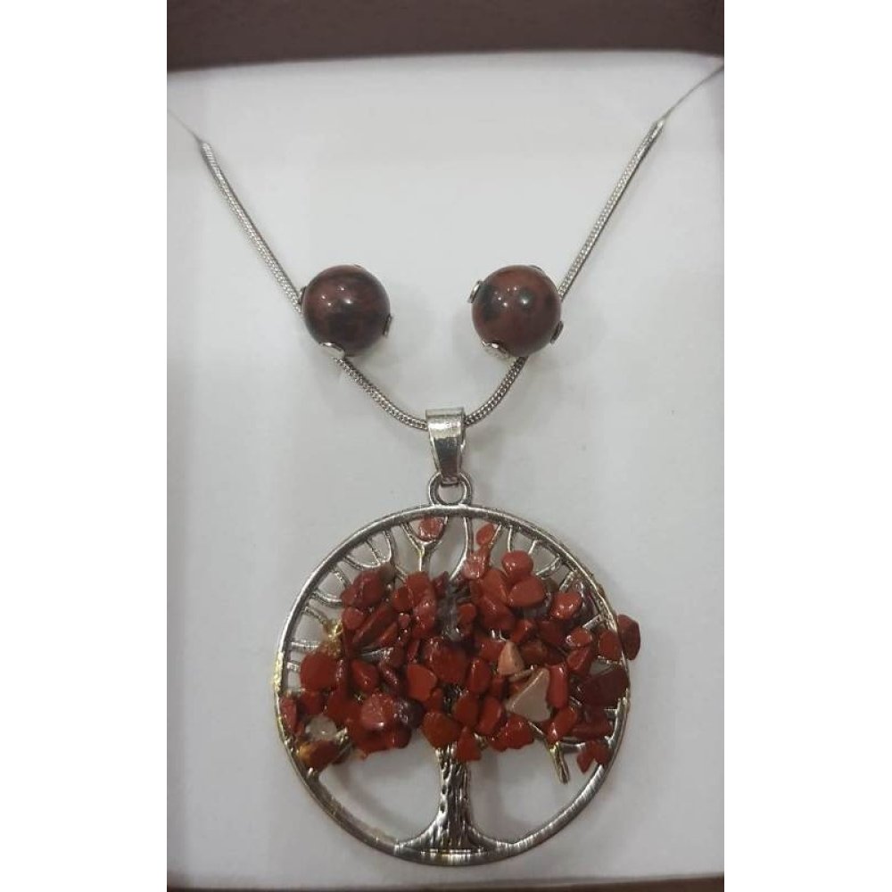 Wholesale Tree Of Life Necklace Earring Set
