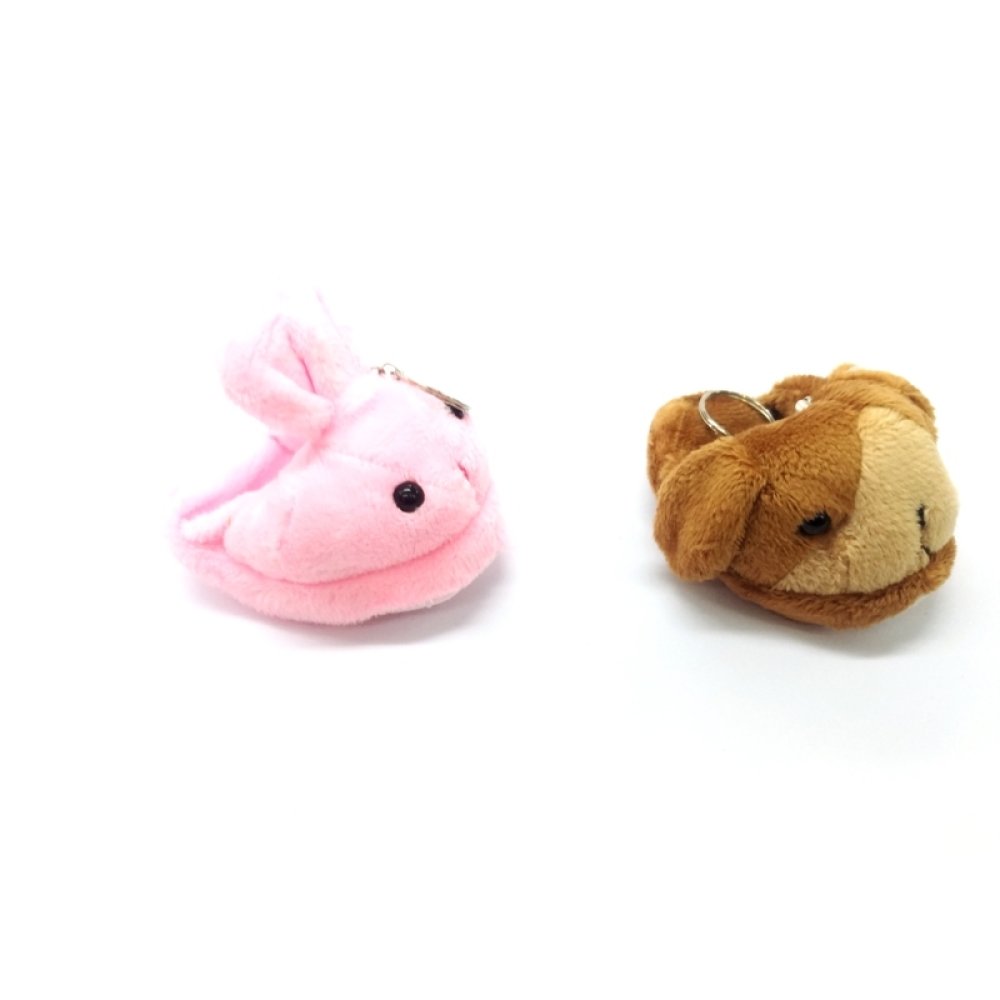 Wholesale Animal Figured Slippers Shaped Keychain