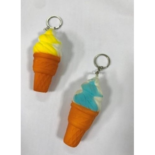 Wholesale Gift Ice Cream Squishy Keychain