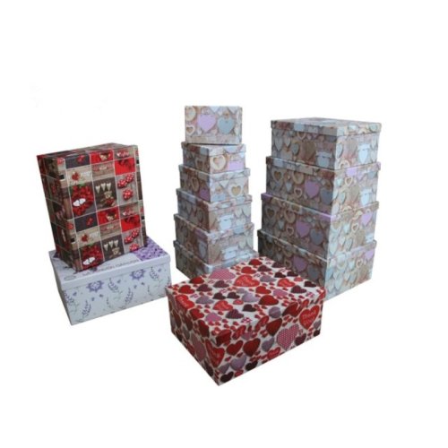Wholesale 10 Nested Cardboard Gift Boxes