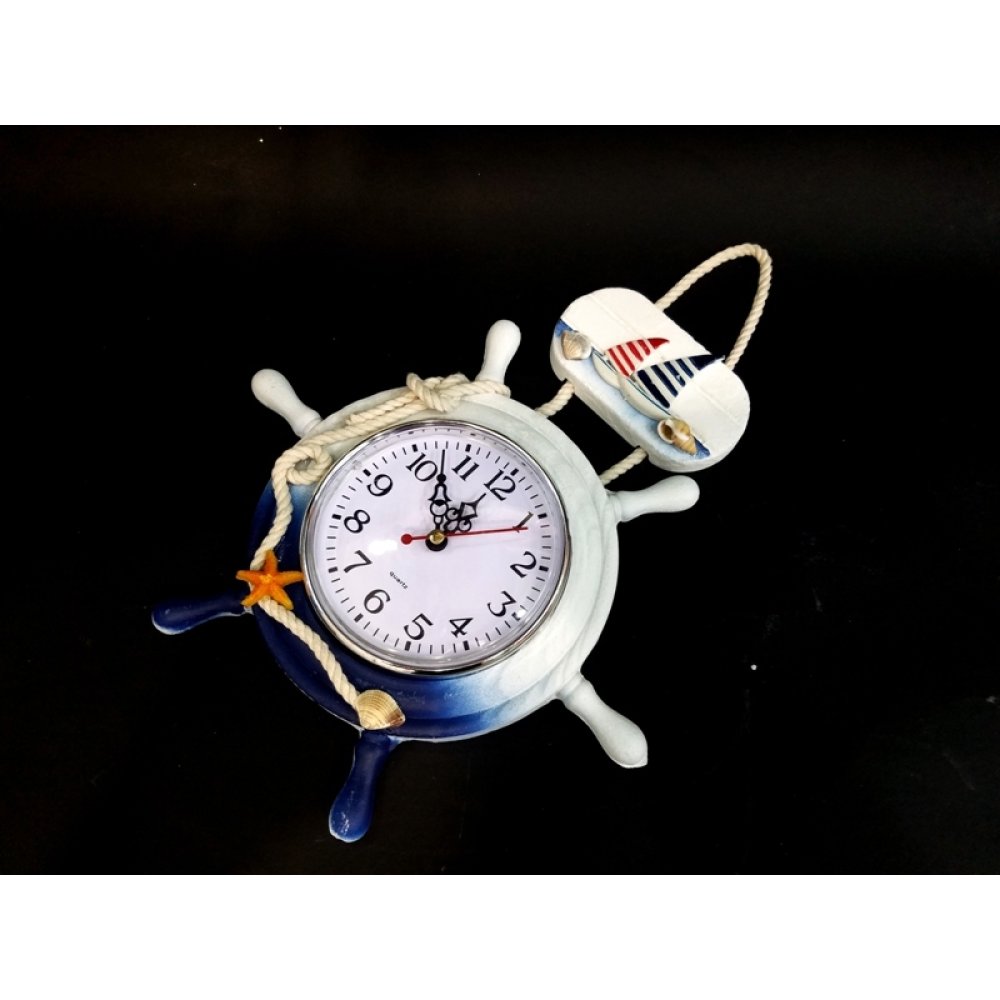 Wholesale Drawstring Wall Hanging Marine Rudder Clock
