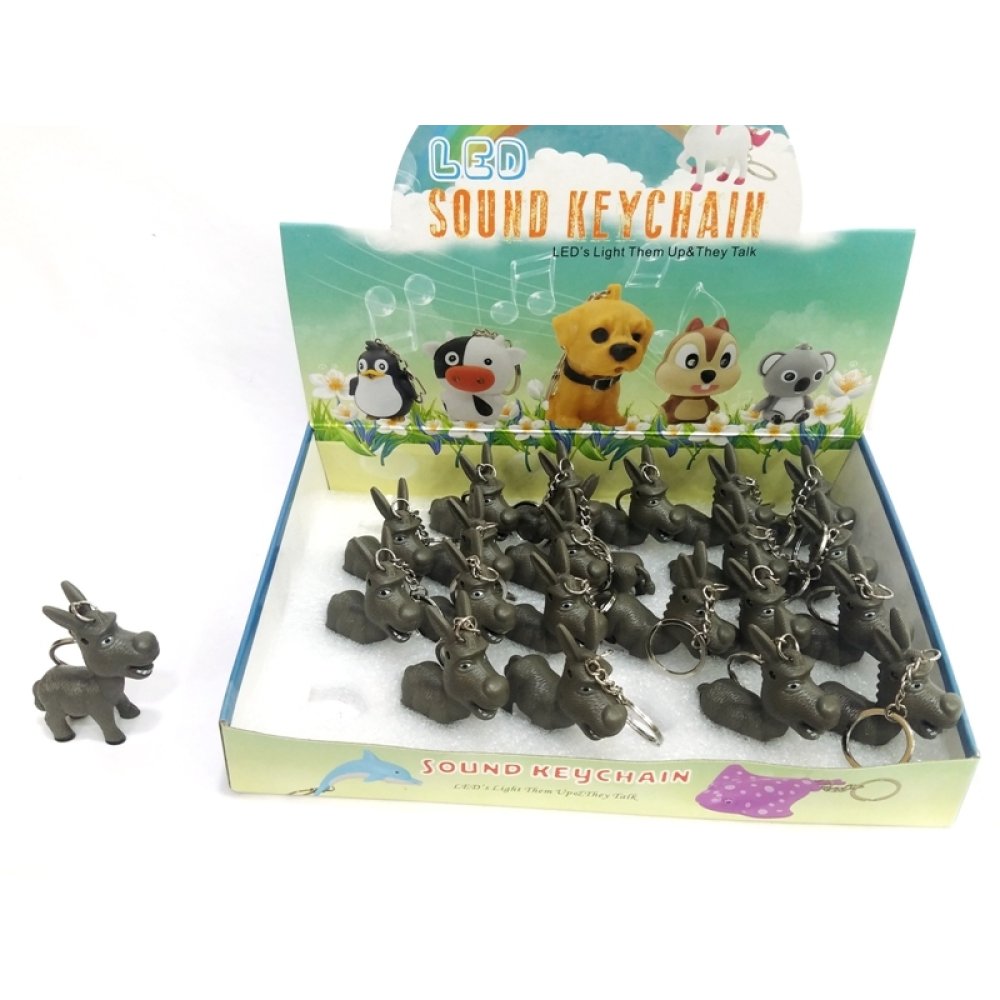 Wholesale Illuminated Sound Keychain Assortment