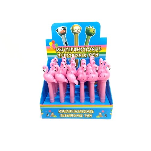 Wholesale Light and Sound Flamingo Pen