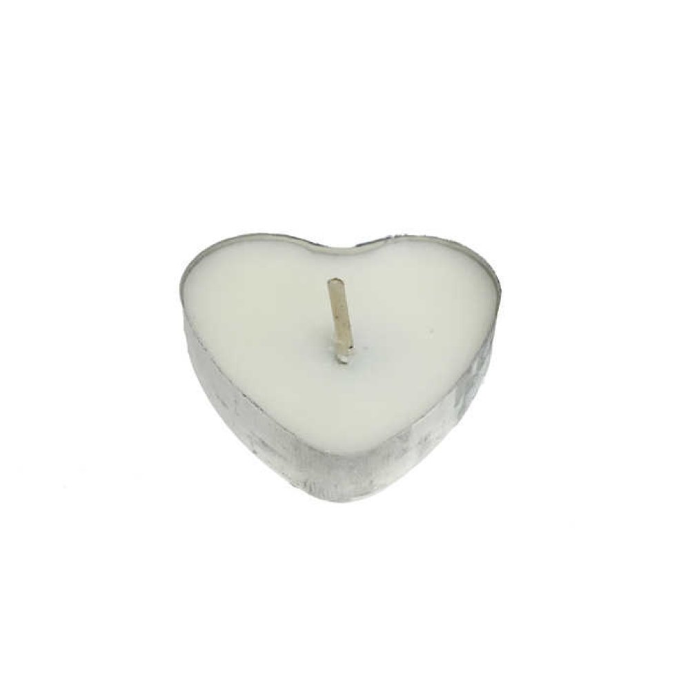 Wholesale Heart Tealight Candle 50 Pcs