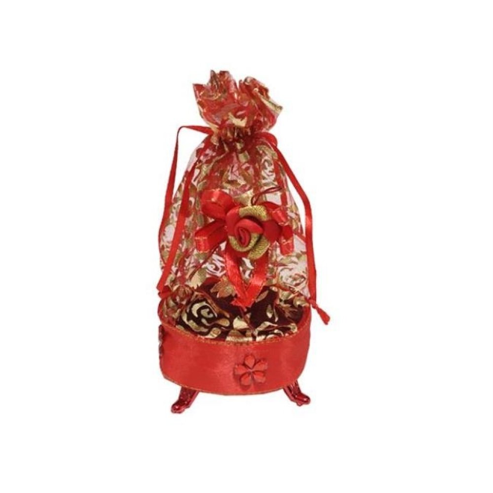 Wholesale Red Gold Silver Color Henna and Snack Stand Box Pouch