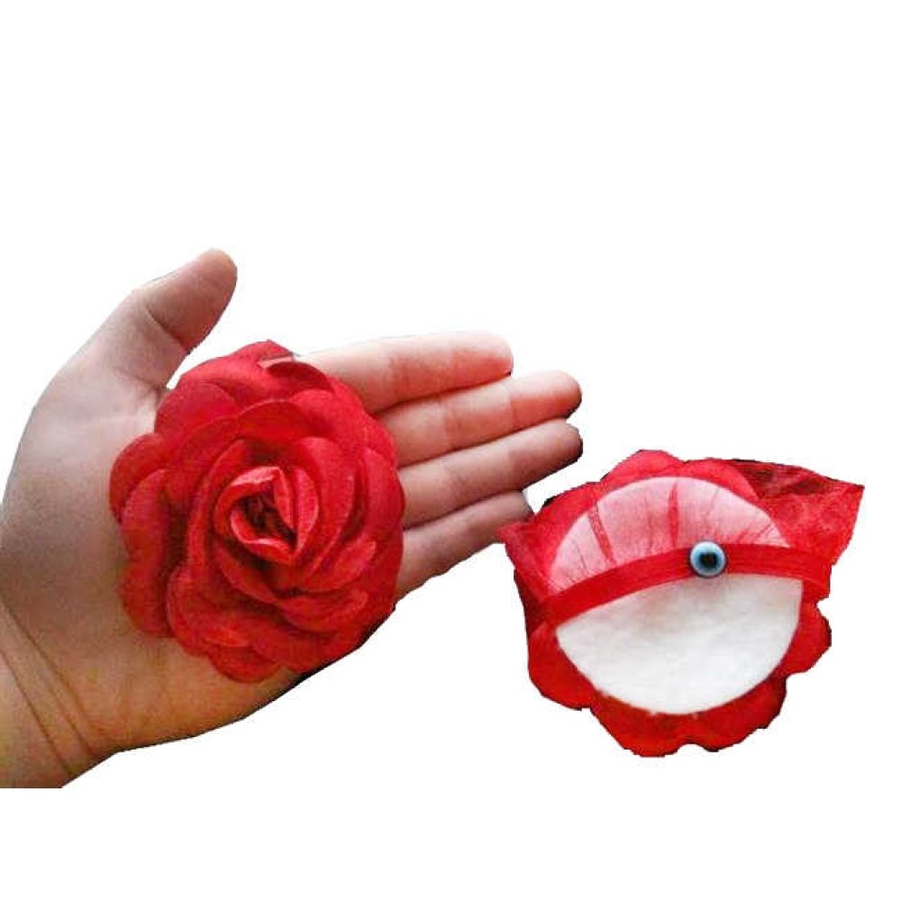 Wholesale Red Color Henna Hand Rose 12 Pcs