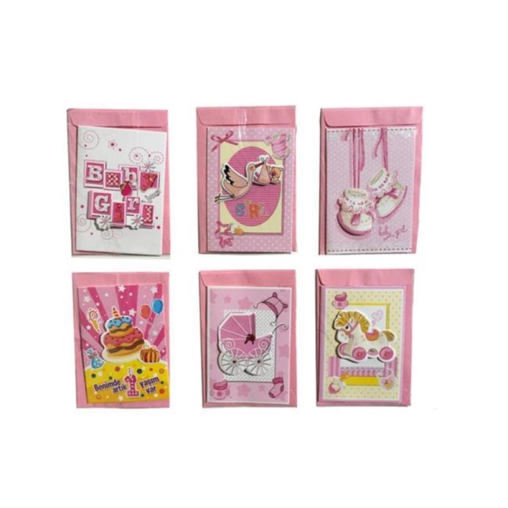 Wholesale Baby Girl Invitation Cards