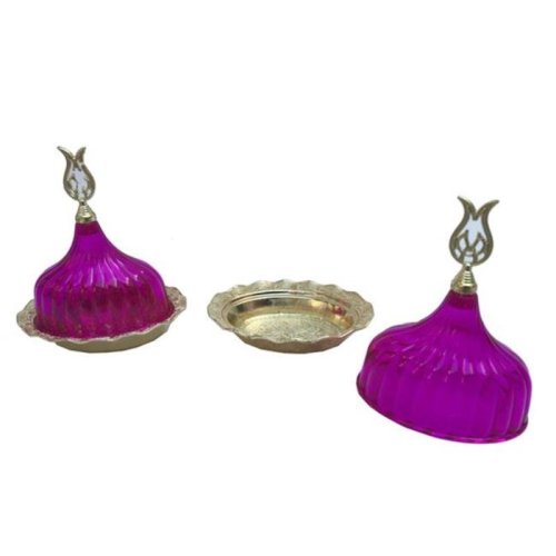 Wholesale Delight Box For Henna Souvenir With Crystal Lid