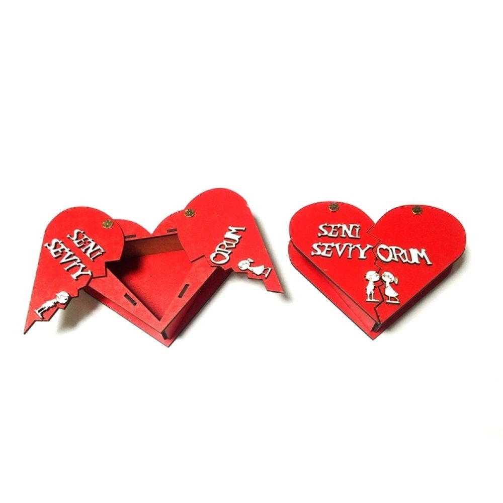 Wholesale Small Wooden Heart Box