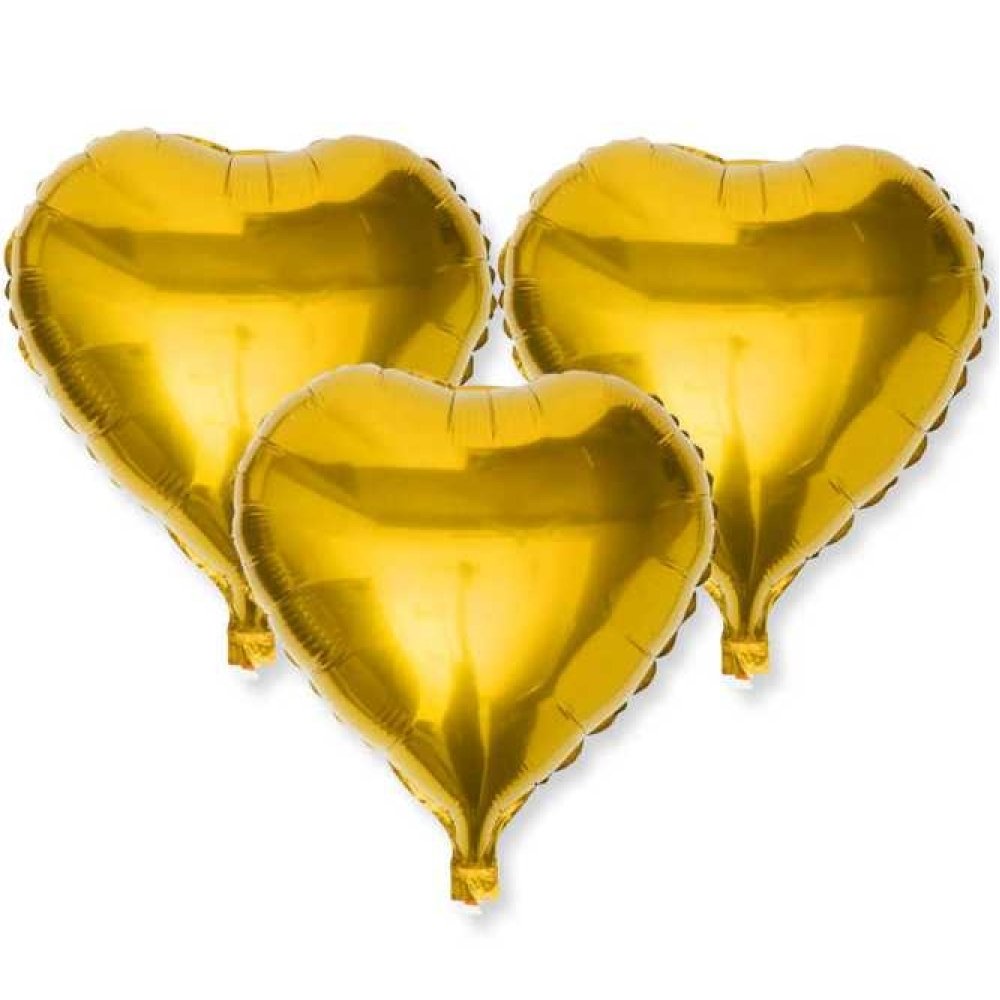 Wholesale Small Size Foil Heart Balloon 50 Pcs