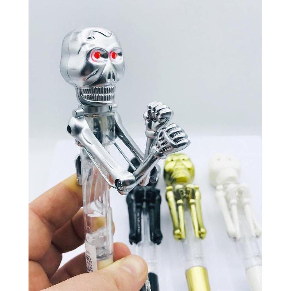 Wholesale Skull Boxer Lighted Ballpoint Pen