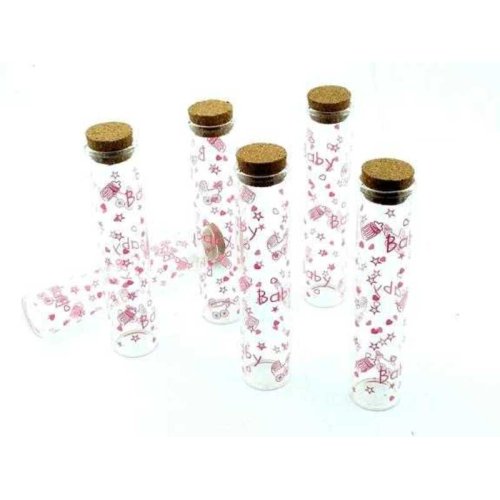 Wholesale Cork Stopper Baby Bottle Patterned Baby Candy Bottles