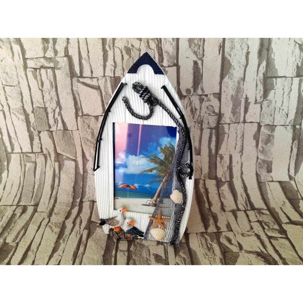 Wholesale Metal Accessory Boat Shaped Picture Frame