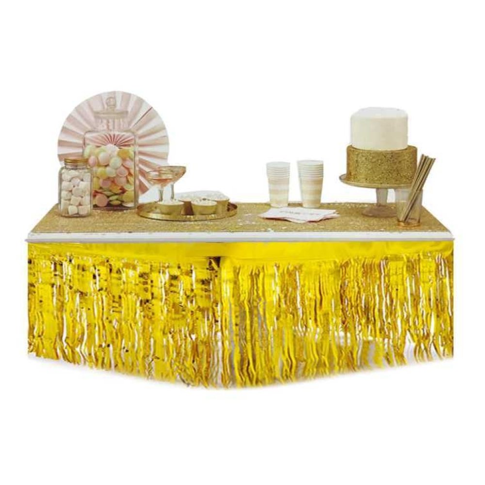 Wholesale Metallized Table Edge Skirt Background Ornament