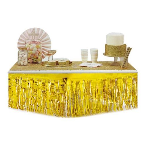 Wholesale Metallized Table Edge Skirt Background Ornament