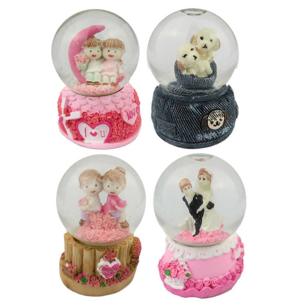 Wholesale Tiny Dear Snow Globe Lighted
