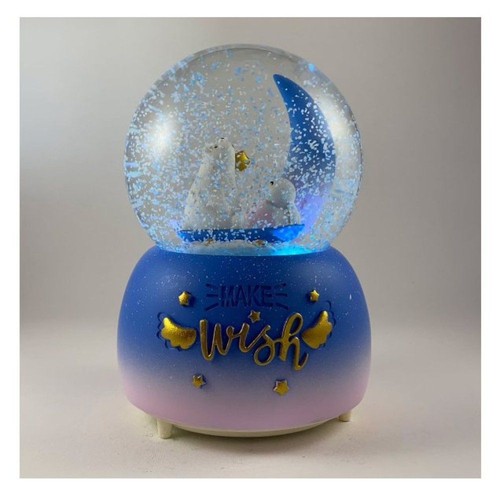 Wholesale Motorized Music Lighted Snow Globe