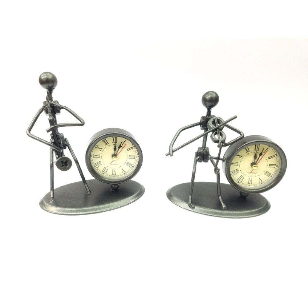 Wholesale Musical Instrument Man Table Clock