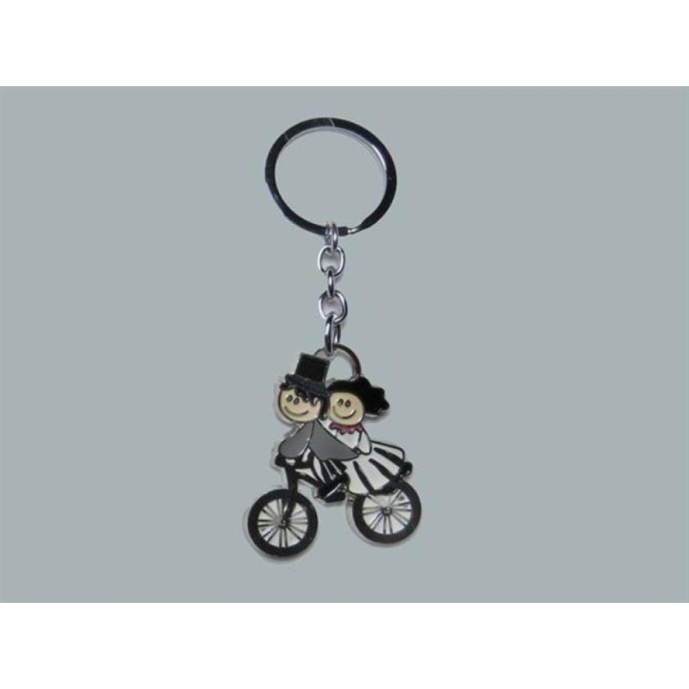 Wholesale Wedding Souvenir Bride Groom Keychain