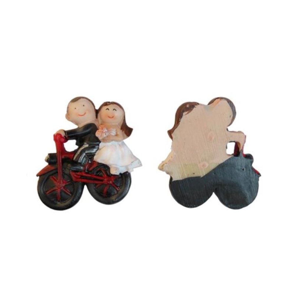 Wholesale Wedding Candy Material Bride Groom Magnet Trinket