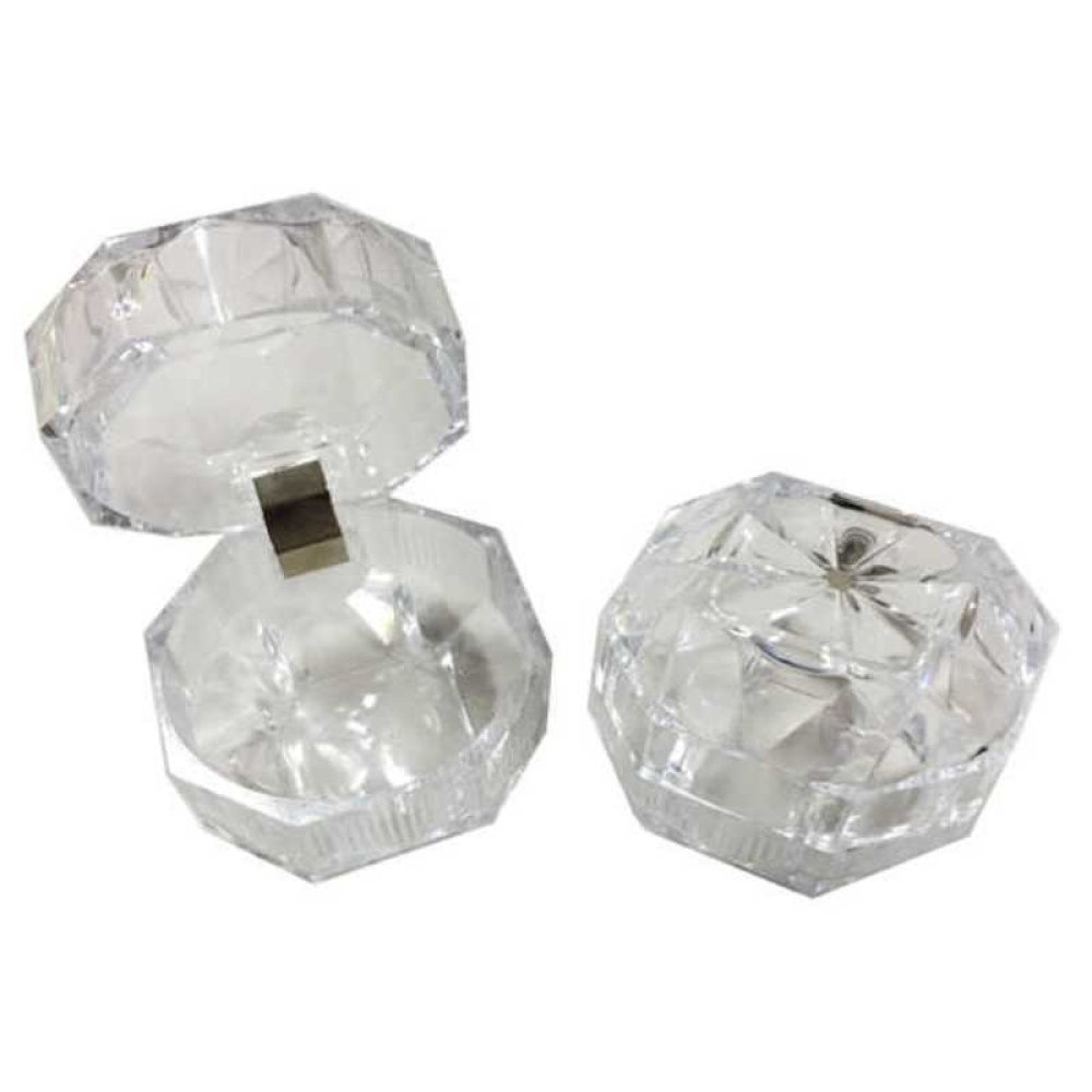 Wholesale Wedding Candy Material Angled Acrylic Box 5x5 cm