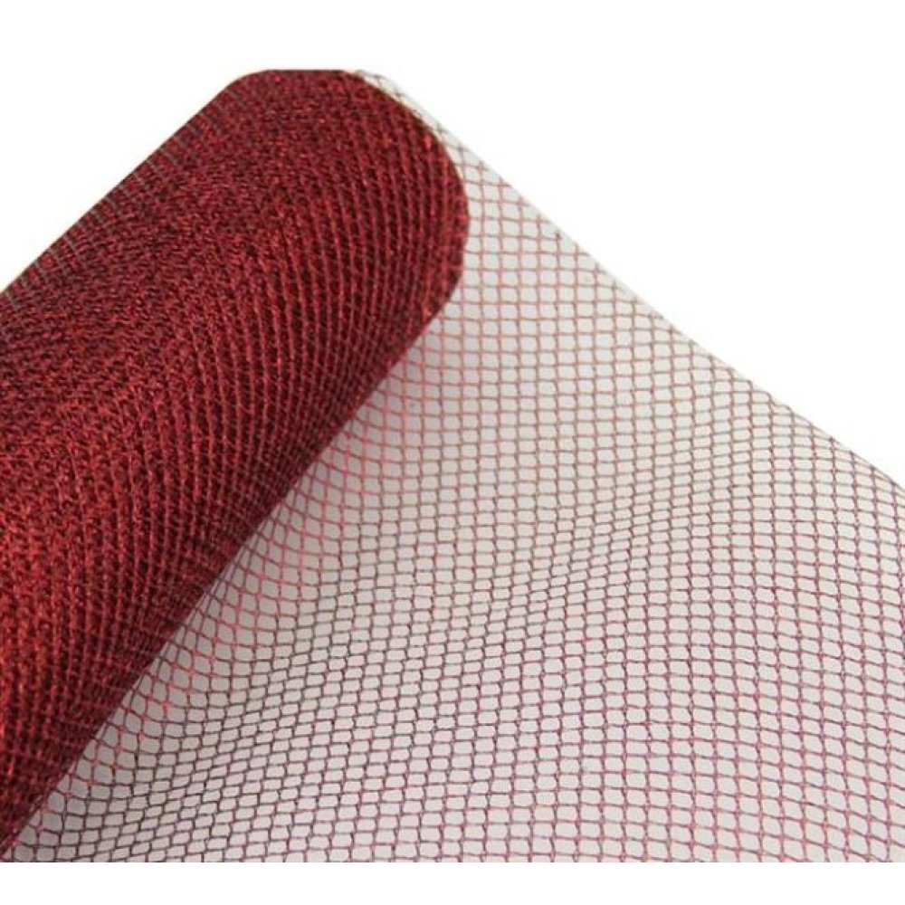 Wholesale Wedding Candy Decoration Tulle Glittery Mesh Roll Tulle 10 METERS