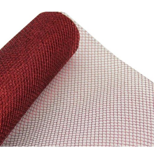 Wholesale Wedding Candy Decoration Tulle Glittery Mesh Roll Tulle 10 METERS