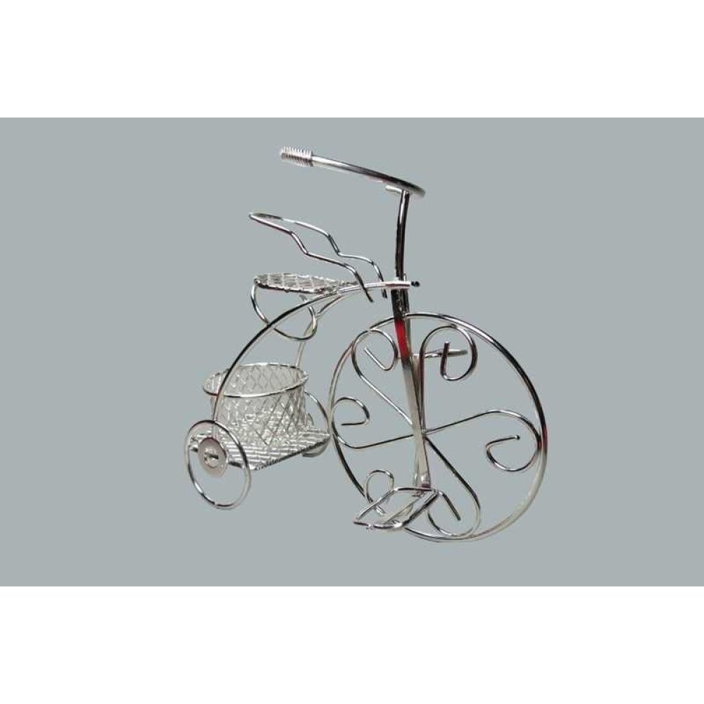 White Wire Bicycle with Basket for Wholesale Wedding and Baby Candy