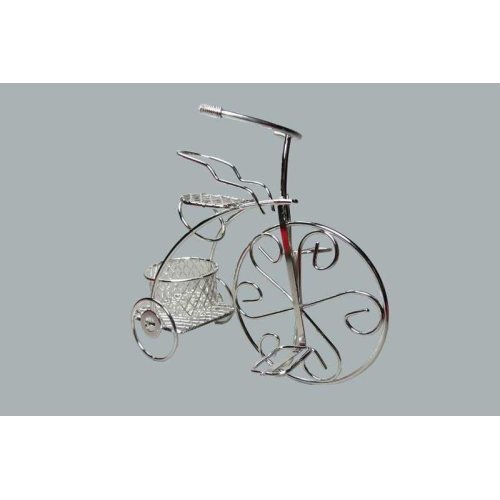 White Wire Bicycle with Basket for Wholesale Wedding and Baby Candy