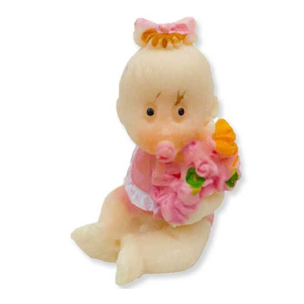 Wholesale Medium Size Floral Baby Candy Material Baby Trinket