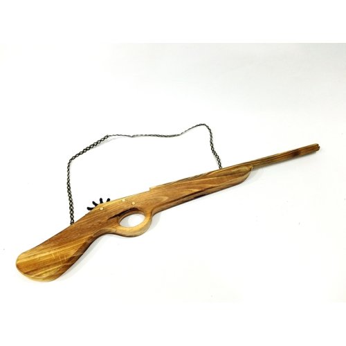 Wholesale Medium Size Rubber Gun Wood Rifle