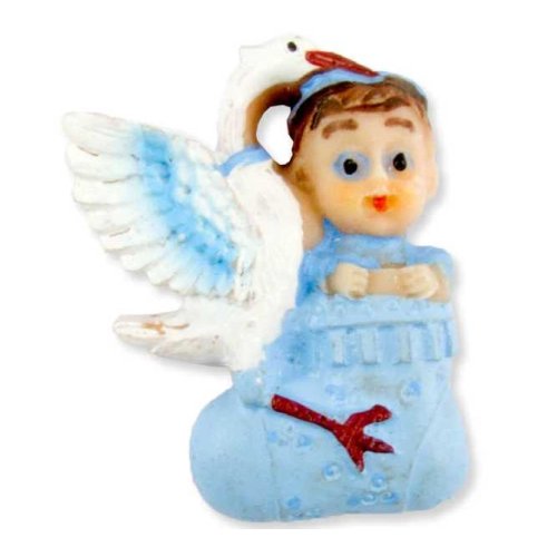 Wholesale Stork Magnet Doll in Booties