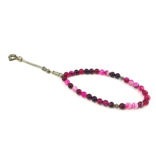 Wholesale Pink Agate Rosary