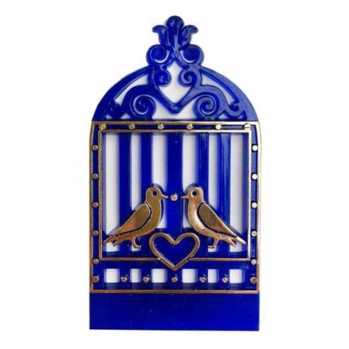 Wholesale Plastic Heart Bird Cage 25 Pieces